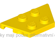 51739 Yellow Wedge, Plate 2 x 4