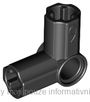 32014 Black Technic, Axle and Pin Connector Angled #6 - 90 degrees