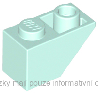 3665 Light Aqua Slope, Inverted 45 2 x 1