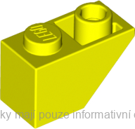 3665 Neon Yellow Slope, Inverted 45 2 x 1