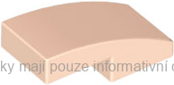 11477 Light Nougat Slope, Curved 2 x 1 x 2/3