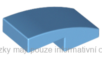 11477 Medium Blue Slope, Curved 2 x 1 x 2/3