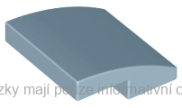 15068 Sand Blue Slope, Curved 2 x 2 x 2/3