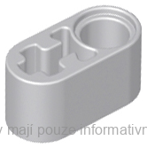 60483 Light Bluish Gray Technic, Liftarm Thick 1 x 2 - Axle Hole