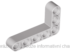 32526 Light Bluish Gray Technic, Liftarm, Modified Bent Thick L-Shape 3 x 5
