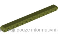 41239 Olive Green Technic, Liftarm Thick 1 x 13