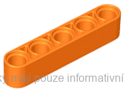 32316 Orange Technic, Liftarm Thick 1 x 5