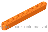 40490 Orange Technic, Liftarm Thick 1 x 9