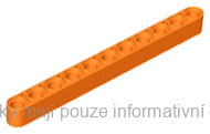 32525 Orange Technic, Liftarm Thick 1 x 11