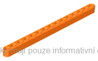 32278 Orange Technic, Liftarm Thick 1 x 15