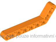 32271 Orange Technic, Liftarm, Modified Bent Thick 1 x 9 (7 - 3)