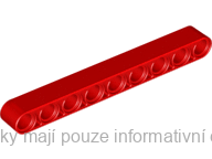 40490 Red Technic, Liftarm Thick 1 x 9