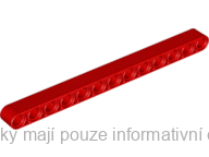 41239 Red Technic, Liftarm Thick 1 x 13