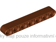 32524 Reddish Brown Technic, Liftarm Thick 1 x 7