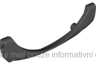 69911 Black Technic, Panel Car Mudguard Arched #41 13 x 2 x 5 Rounded Top