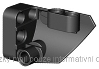 87080 Black Technic, Panel Fairing # 1 Small Smooth Short, Side A