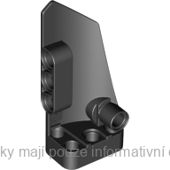 64683 Black Technic, Panel Fairing # 3 Small Smooth Long, Side A