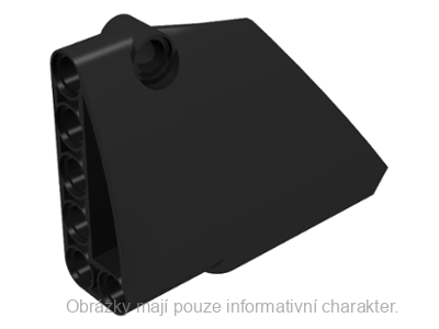 64394 Black Technic, Panel Fairing #13 Large Short Smooth, Side A