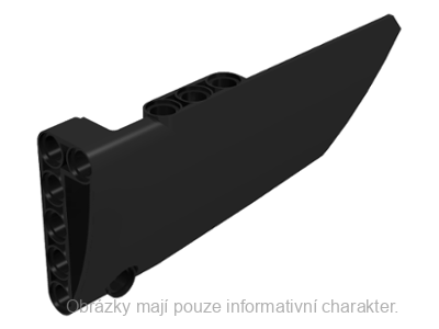 64682 Black Technic, Panel Fairing #18 Large Smooth, Side B