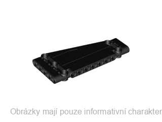 18945 Black Technic, Panel Plate 5 x 11 x 1 Tapered