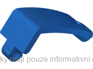 24116 Blue Technic, Panel Curved 3 x 5 x 3