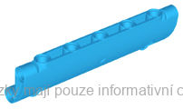 62531 Dark Azure Technic, Panel Curved 11 x 3 with 2 Pin Holes