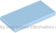 87079 Bright Light Blue Tile 2 x 4