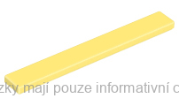 4162 Bright Light Yellow Tile 1 x 8