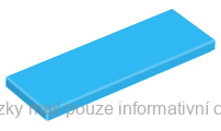 69729 Dark Azure Tile 2 x 6