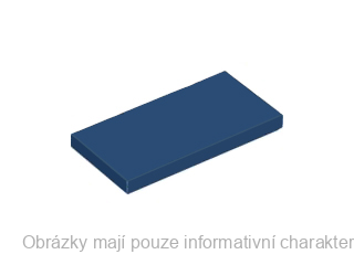 87079 Dark Blue Tile 2 x 4