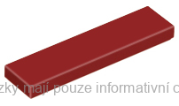 2431 Dark Red Tile 1 x 4