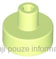 20482 Yellowish Green Tile, Round 1 x 1 with Bar and Pin Holder