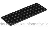 3029 Black Plate 4 x 12