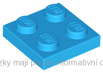 3022 Dark Azure Plate 2 x 2