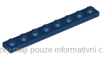 3460 Dark Blue Plate 1 x 8