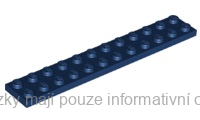 2445 Dark Blue Plate 2 x 12