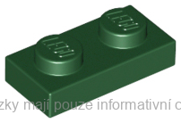3023 Dark Green Plate 1 x 2