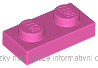3023 Dark Pink Plate 1 x 2