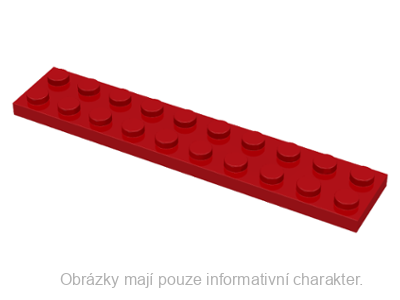 3832 Red Plate 2 x 10