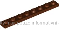 3460 Reddish Brown Plate 1 x 8