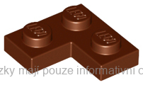 2420 Reddish Brown Plate 2 x 2 Corner