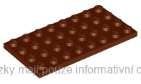 3035 Reddish Brown Plate 4 x 8