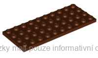 3030 Reddish Brown Plate 4 x 10