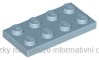 3020 Sand Blue Plate 2 x 4