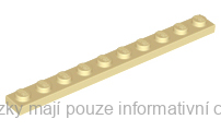 4477 Tan Plate 1 x 10