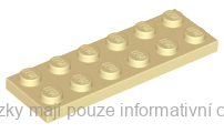 3795 Tan Plate 2 x 6