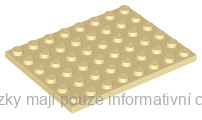 3036 Tan Plate 6 x 8