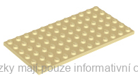 3028 Tan Plate 6 x 12