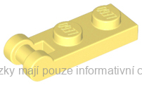 60478 Bright Light Yellow Plate, Modified 1 x 2 with Bar Handle on End