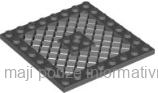 4151 Dark Bluish Gray Plate, Modified 8 x 8 with Grille